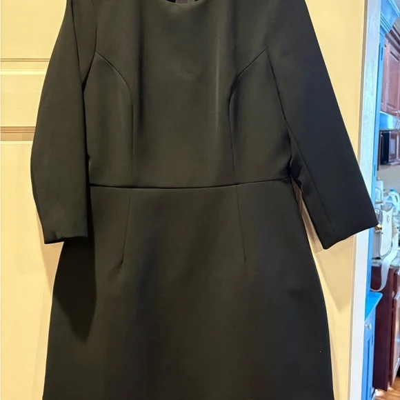 Tuckernuck Black Three-Quarter Sleeve Structured Mini Dress, NWOT - Picture 13 of 14